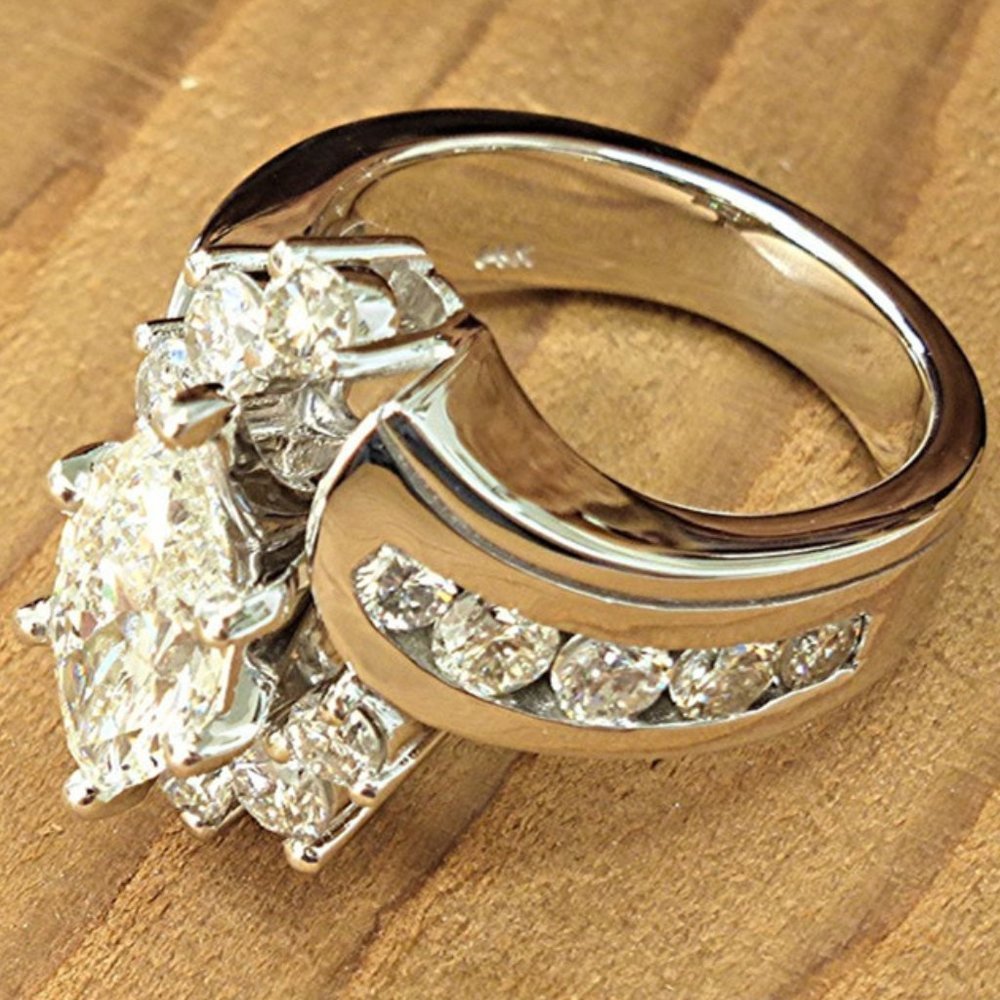 💞Fancy New Arrival Elegant CZ Women Accessories Ring, GPMB1524 - Picture 3 of 7
